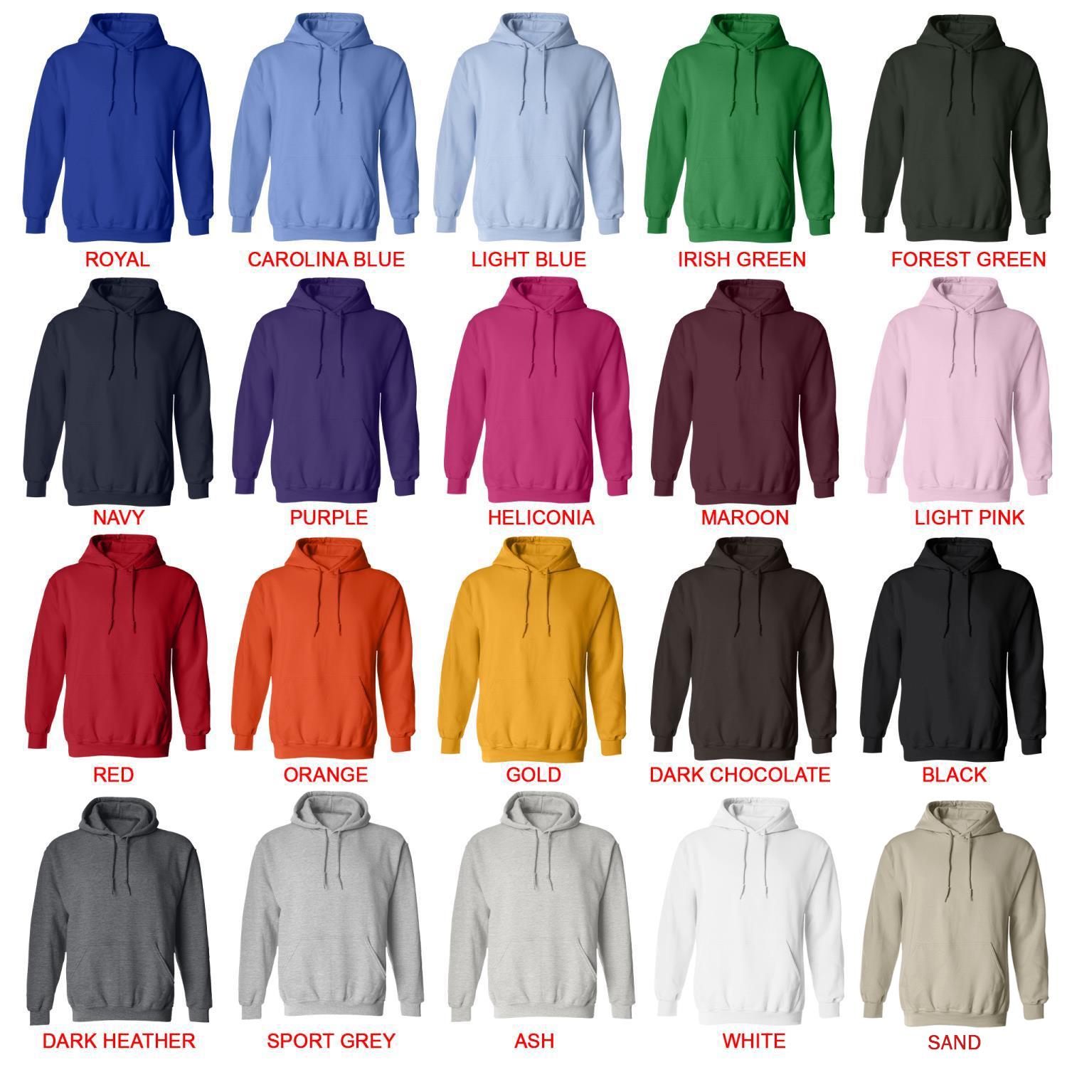 hoodie color chart - Godzilla Merch