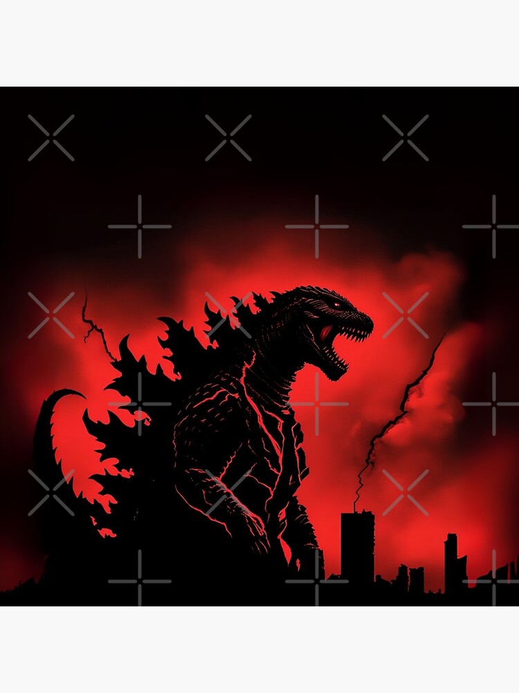 Godzilla Savage Kaiju Overlord Monster Throw Pillow - Image 2