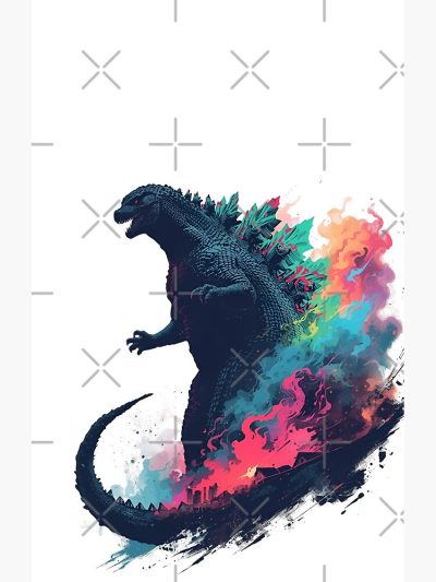 Alternative view of Godzilla Ultimate Kaiju Titan Monster Shower Curtain