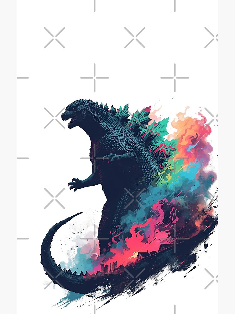 Godzilla Ultimate Kaiju Titan Monster Shower Curtain - Image 2