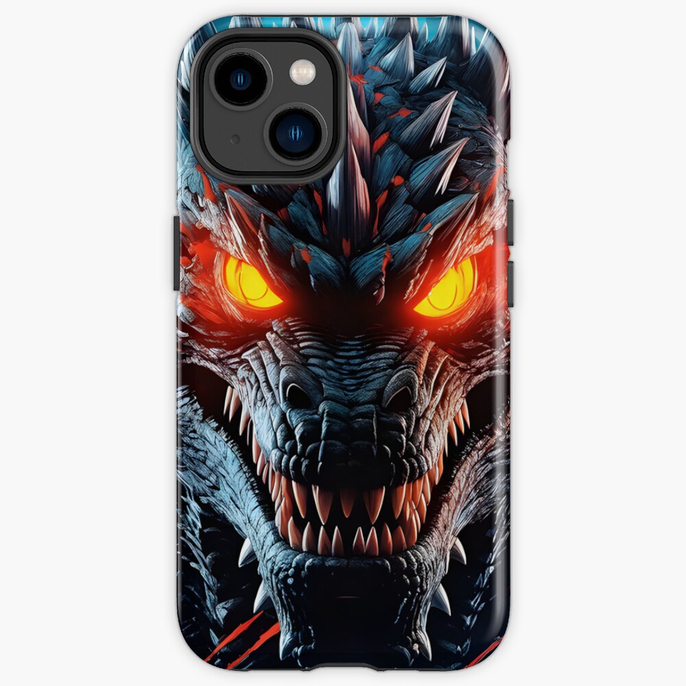 Godzilla Angry Glowing Eyes Rage Titan Iphone Case