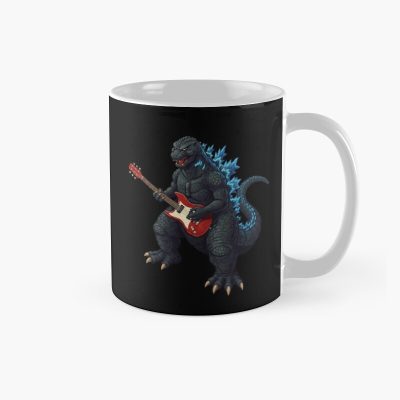 Godzilla Electric Guitar Vintage Rock Kaiju Mug