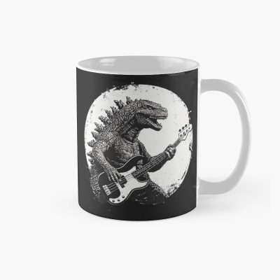 Godzilla Bass Guitar Rock Kaiju Music Mug