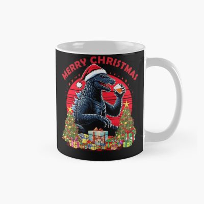 Godzilla Merry Christmas Kaiju Holiday Mug