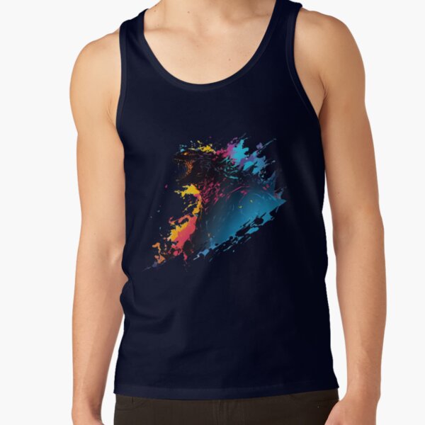 Godzilla Chaos Bringer Destruction Beast Tank Top - Image 5