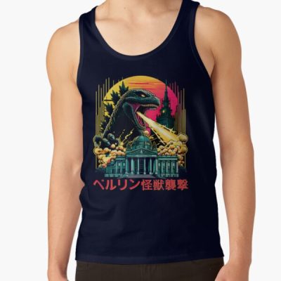 Godzilla Berlin Monster Attack Urban Kaiju Tank Top