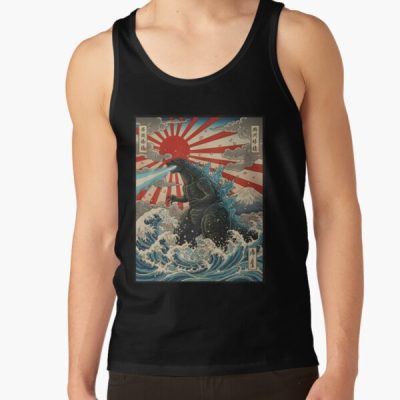 Godzilla Kaiju Destruction Titan Monster Tank Top