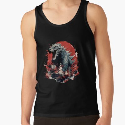 Godzilla City Attack Urban Destruction Kaiju Tank Top
