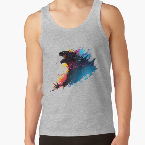 Godzilla Chaos Bringer Destruction Beast Tank Top - Image 3