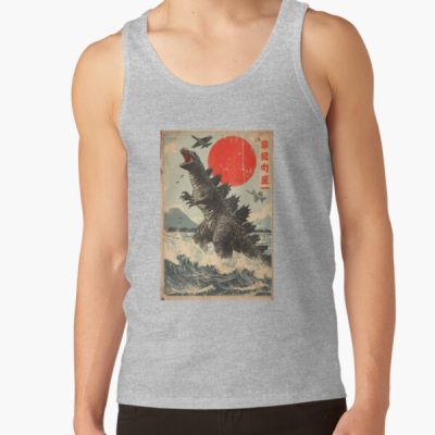Godzilla Wrath Of The Mountain Kaiju Destruction Tank Top