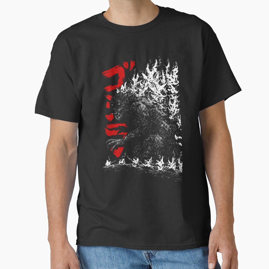 Gojira Millennium Godzilla 2000 Shin Minus One Kaiju T-shirt