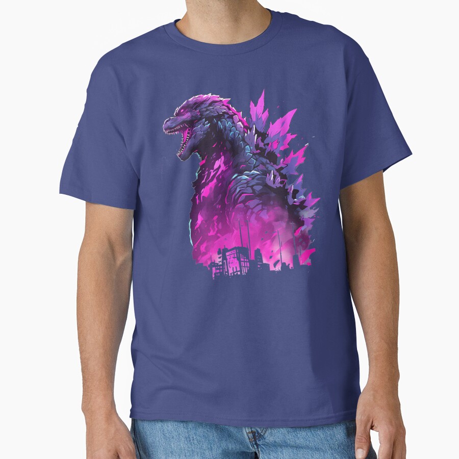 Godzilla Classic Kaiju Iconic Monster T-shirt - Image 4