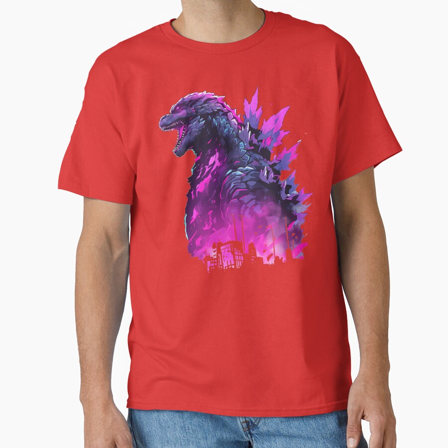 Godzilla Classic Kaiju Iconic Monster T-shirt - Image 5