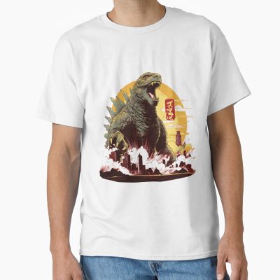 Alternative view of Godzilla Classic Kaiju Monster Power T-shirt
