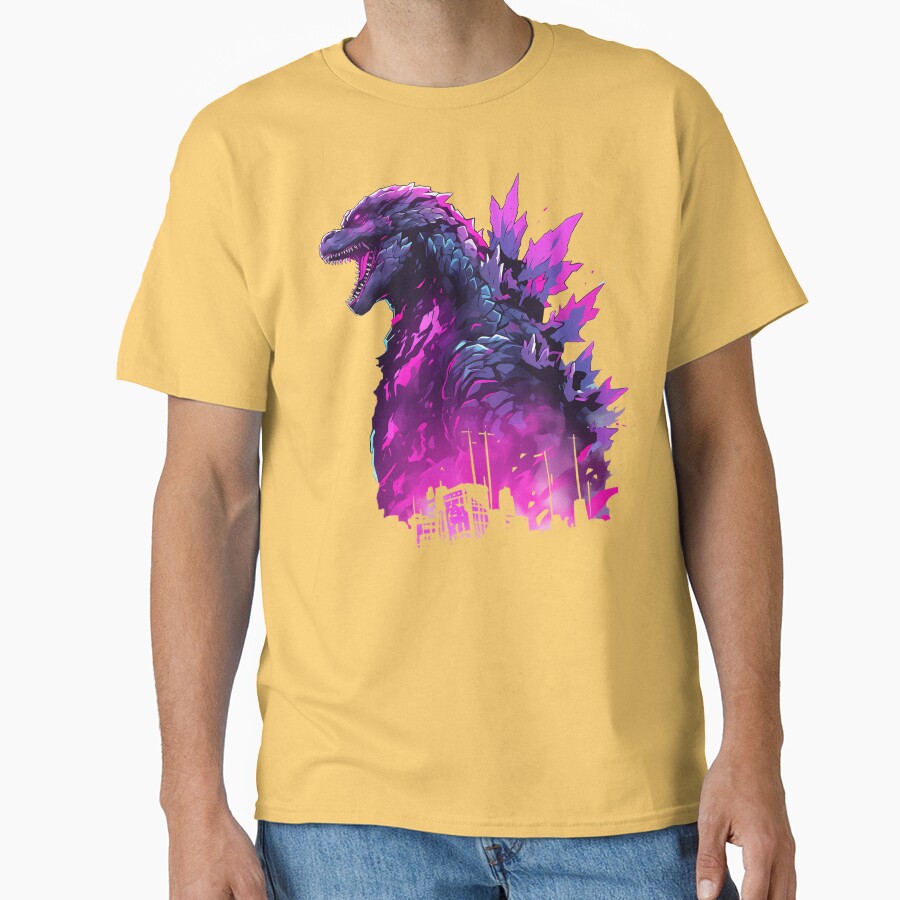 Godzilla Classic Kaiju Iconic Monster T-shirt - Image 6