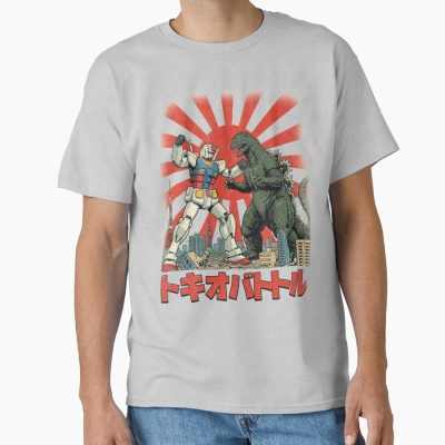 Gundam Vs Godzilla Epic Mecha Kaiju Battle T-shirt