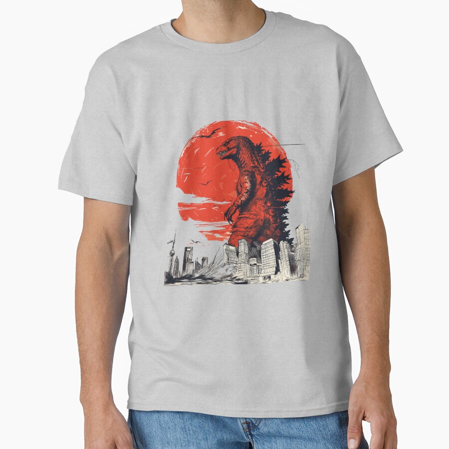 Godzilla Cityscape Urban Kaiju Monster T-shirt