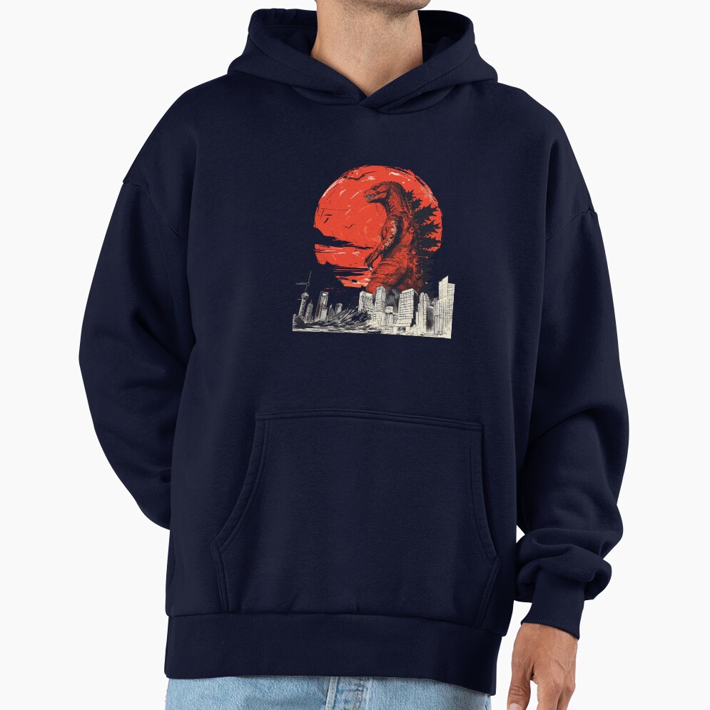 Godzilla Cityscape Urban Kaiju Monster Hoodie