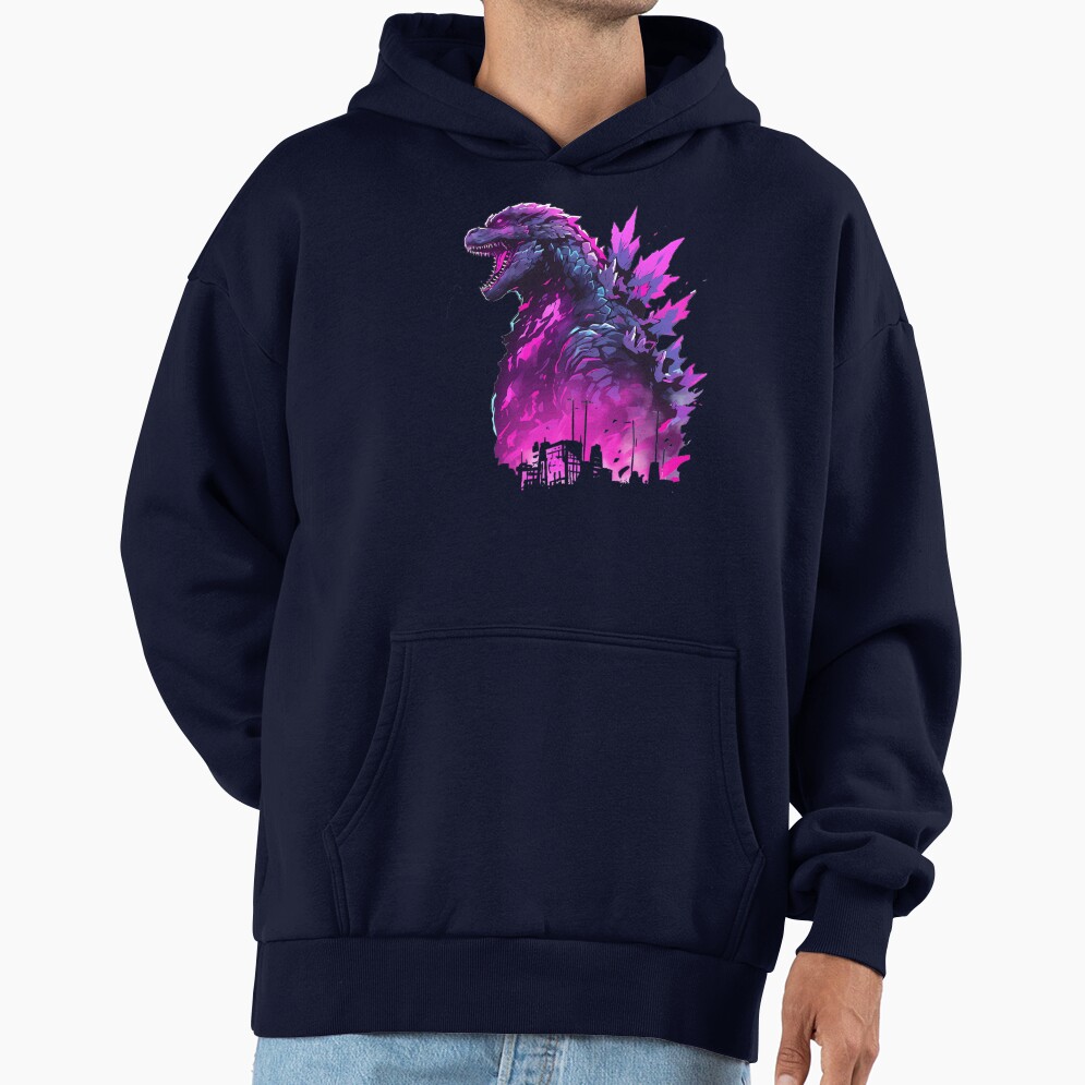Godzilla Classic Kaiju Iconic Monster Hoodie - Image 5
