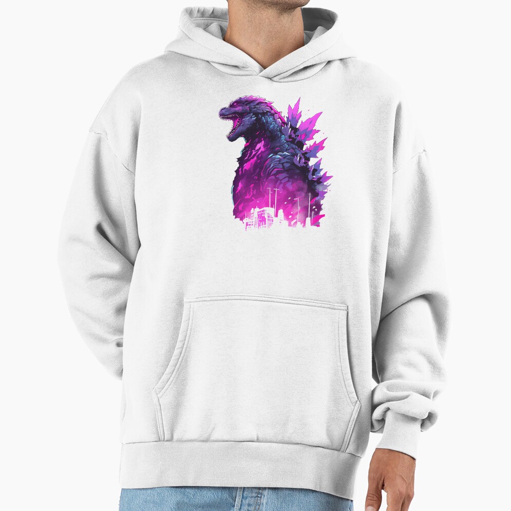 Godzilla Classic Kaiju Iconic Monster Hoodie - Image 2