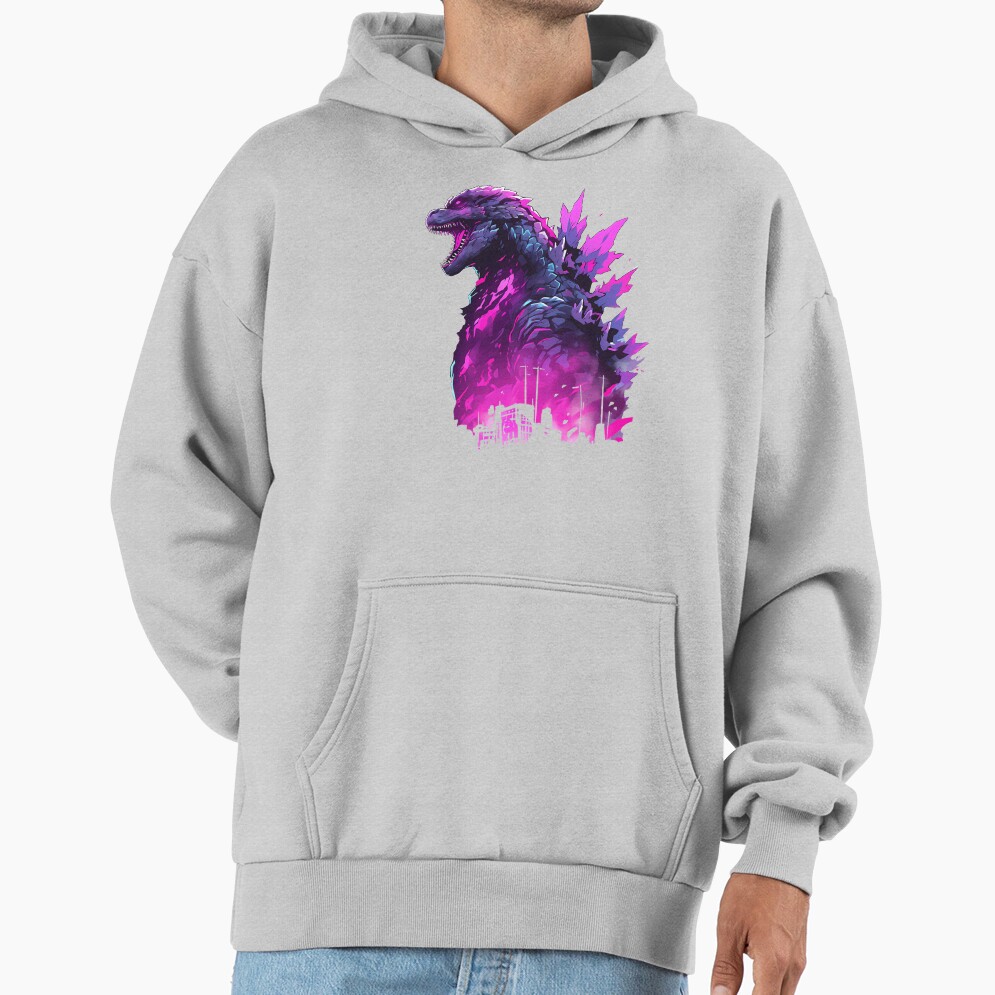 Godzilla Classic Kaiju Iconic Monster Hoodie - Image 4