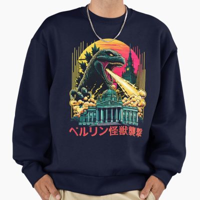 Godzilla Berlin Monster Attack Urban Kaiju Sweatshirt