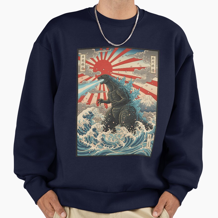 Godzilla Kaiju Destruction Titan Monster Sweatshirt - Image 5
