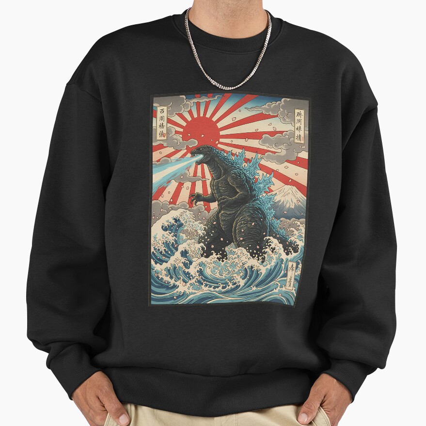 Godzilla Kaiju Destruction Titan Monster Sweatshirt