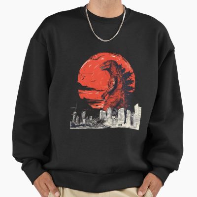 Godzilla Cityscape Urban Kaiju Monster Sweatshirt