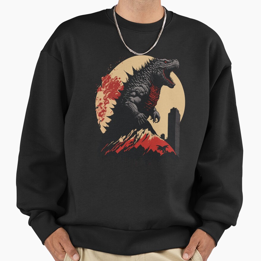 Godzilla Dark Titan Apocalypse Beast Sweatshirt - Image 3