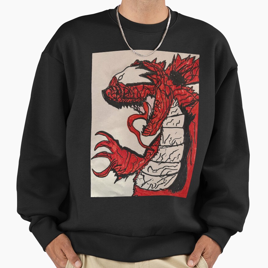 Carnage Godzilla Savage Kaiju Titan Fury Sweatshirt - Image 3