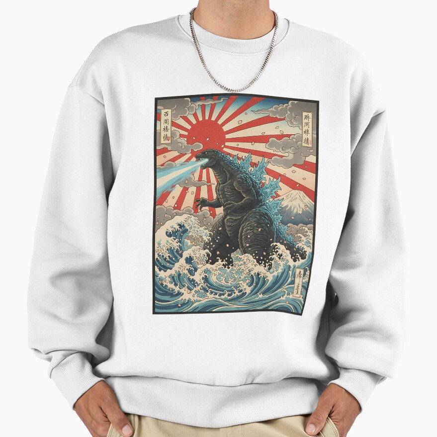 Godzilla Kaiju Destruction Titan Monster Sweatshirt - Image 2