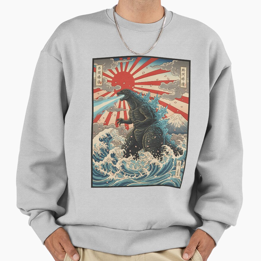 Godzilla Kaiju Destruction Titan Monster Sweatshirt - Image 4