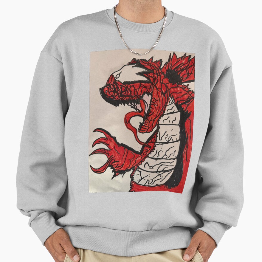 Carnage Godzilla Savage Kaiju Titan Fury Sweatshirt - Image 5
