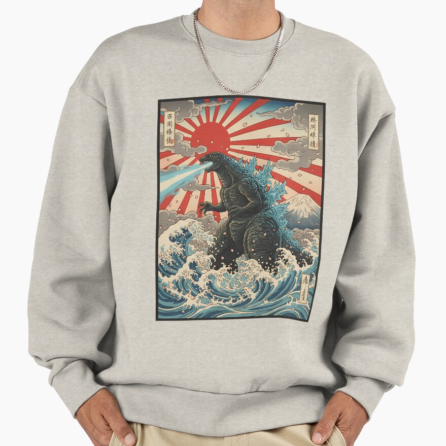 Godzilla Kaiju Destruction Titan Monster Sweatshirt - Image 3