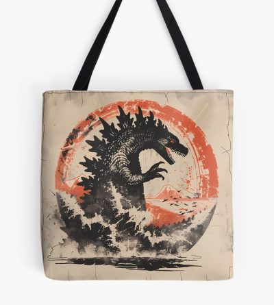 Pop Monster Culture Clash Kaiju Art Tote Bag