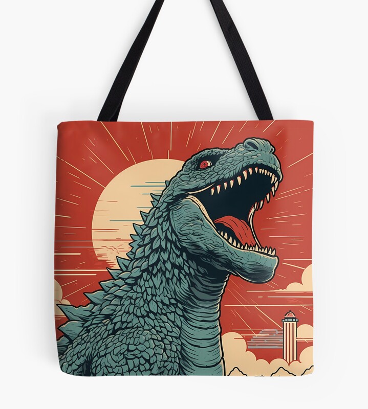 Monster King Supreme Kaiju Titan Tote Bag