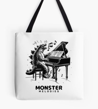 Monster Melodies Cute Kaiju Music Theme Tote Bag