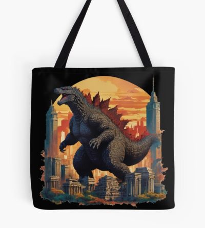 Godzilla City Rampage Urban Kaiju Tote Bag