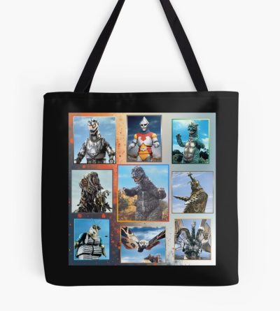 Godzilla Friends And Foes Retro Vintage Kaiju Tote Bag