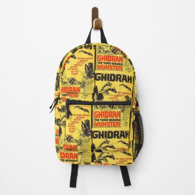 King Ghidorah Three-headed Kaiju Vintage Movie Art Backpack