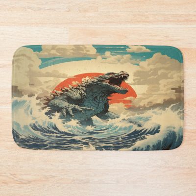 Raging Godzilla Ocean Fury Kaiju Titan Bath Mat