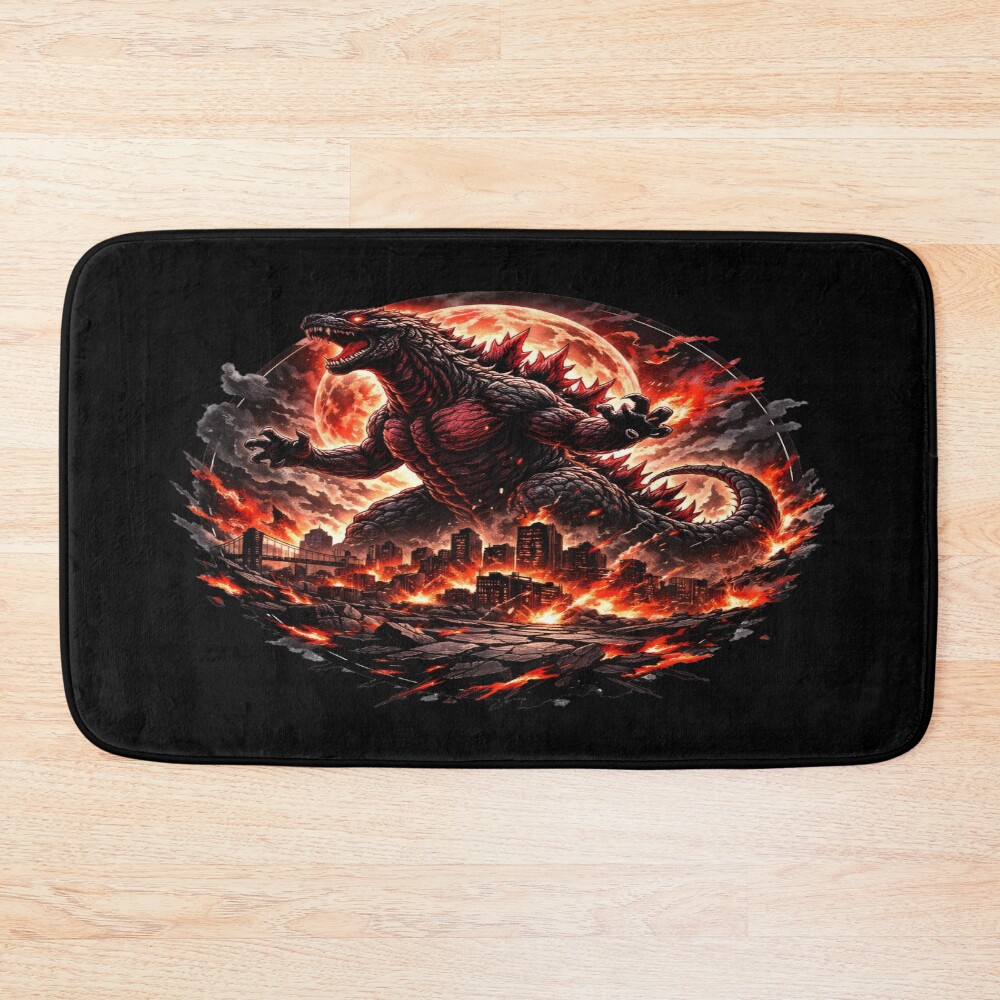 Godzilla Kaiju Ultimate Destruction Titan Bath Mat