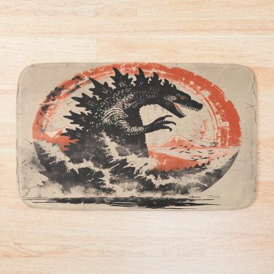 Pop Monster Culture Clash Kaiju Art Bath Mat