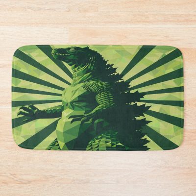 Greenzilla Eco Retro Kaiju Sustainable Bath Mat