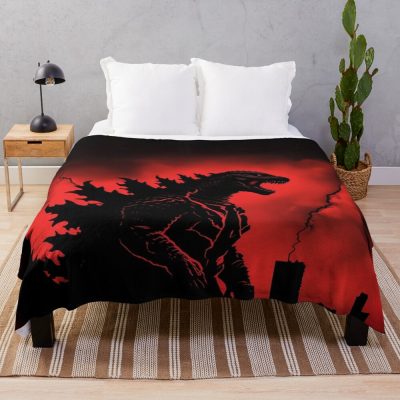 Godzilla Savage Kaiju Overlord Monster Throw Blanket