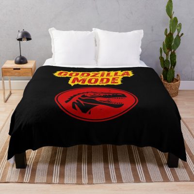 Godzilla Dino Power Mode Bold Kaiju Throw Blanket
