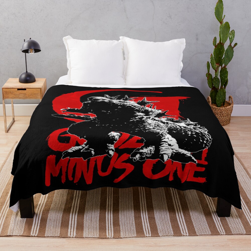 Godzilla Minus One Dark Apocalypse Kaiju Throw Blanket