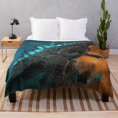 Godzilla King Of Monsters Legendary Titan Throw Blanket