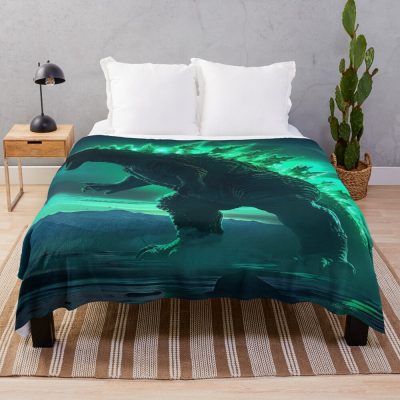 Cosmic Monster Kaiju Galaxy Theme Throw Blanket